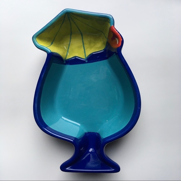 Cocktail Shaped Serving Dish - Picture 1 of 2